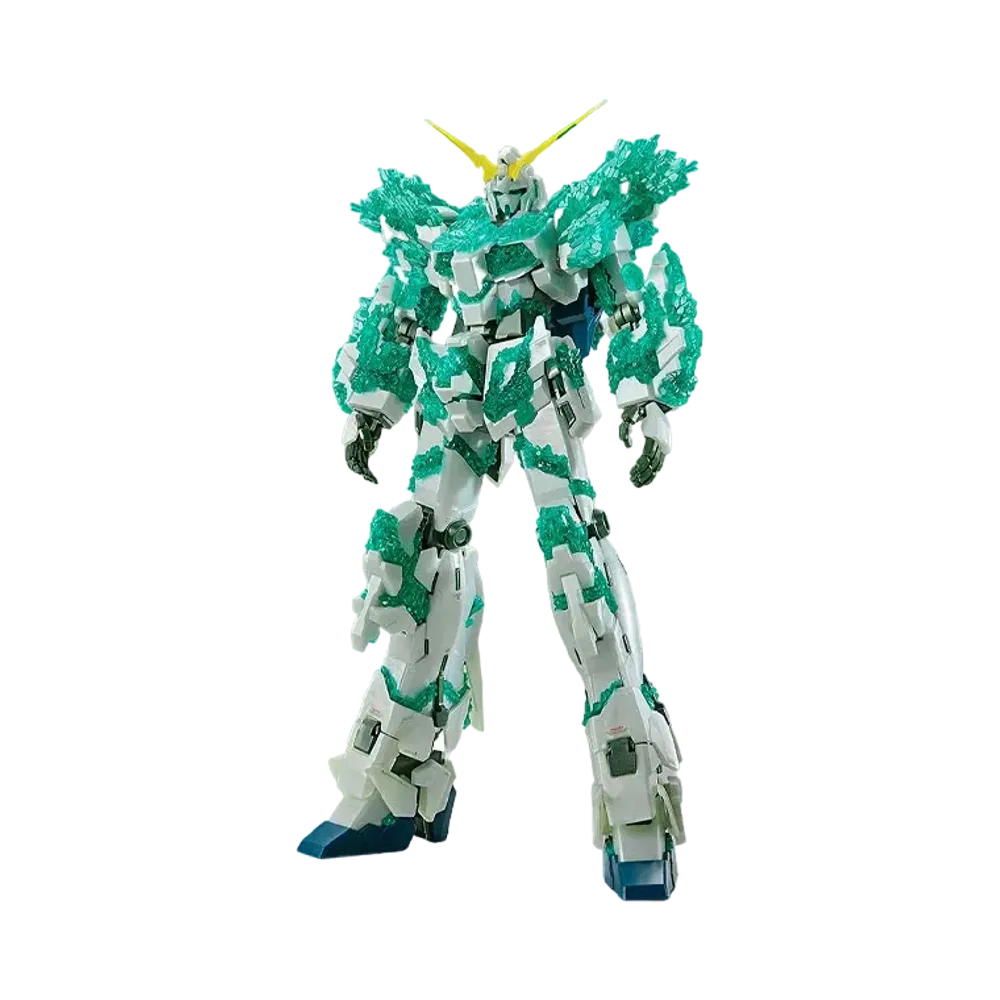 BANDAI "MASTER GRADE" -MOBILE SUIT GUNDAM UNICORN- MG 1/100 Unicorn Gundam (Crystal of Light) Gundam Base Limited