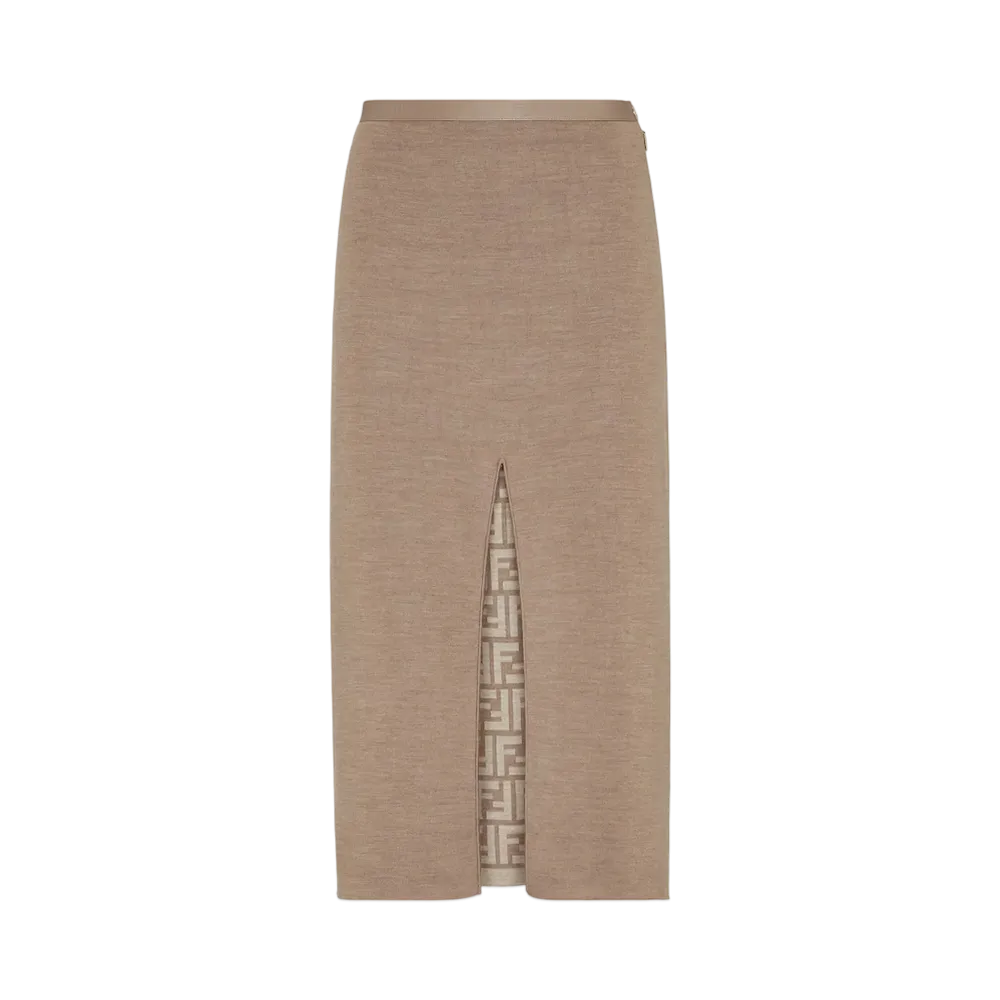 FENDI Women's Wool Skirt "Gray"