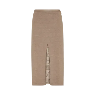 FENDI Women's Wool Skirt "Gray"