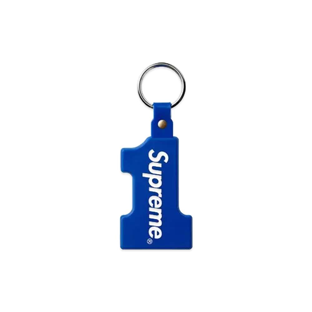 Supreme Number One Keychain 