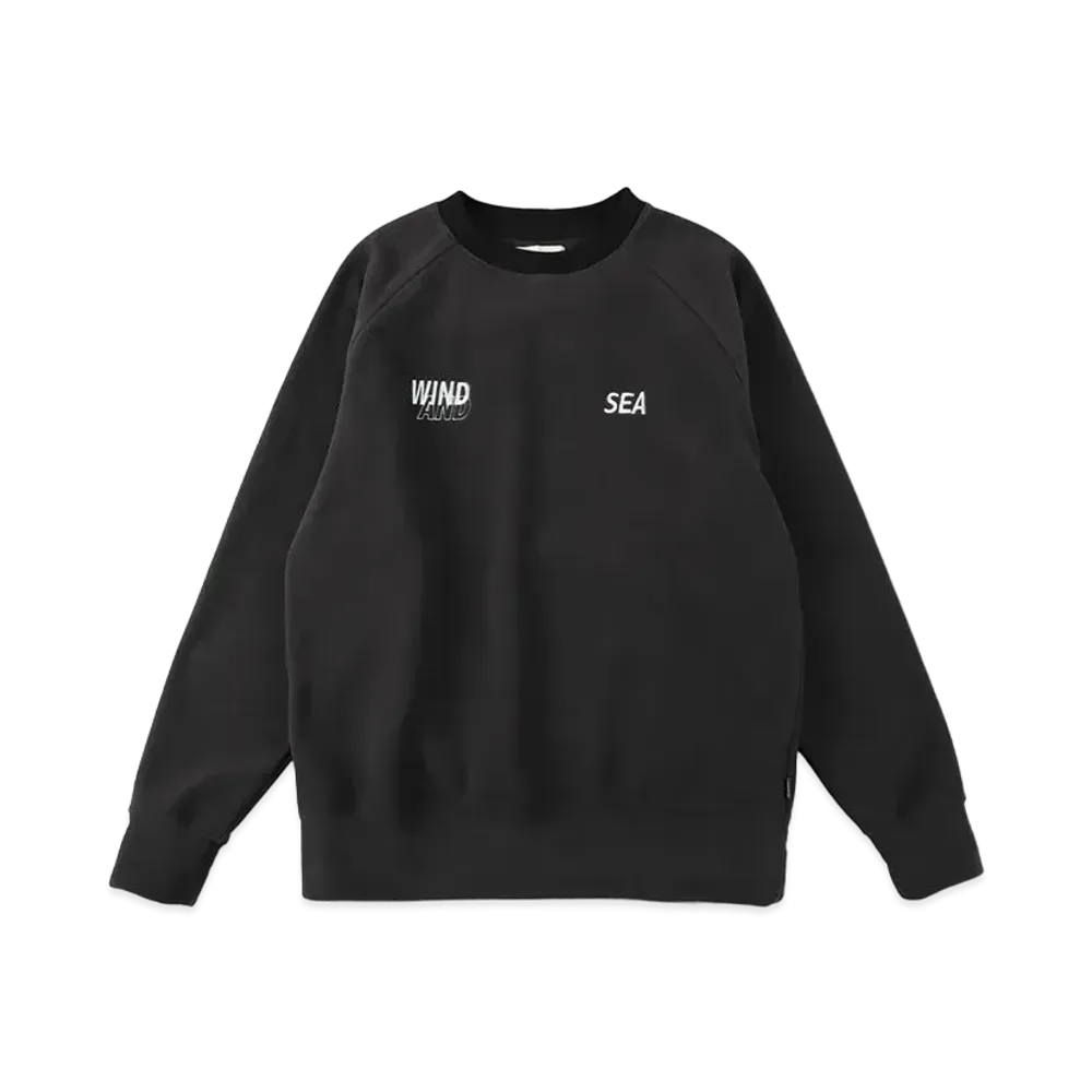 WIND AND SEA WDS-ES Polartech Fleece Raglan Crew Neck "Black"