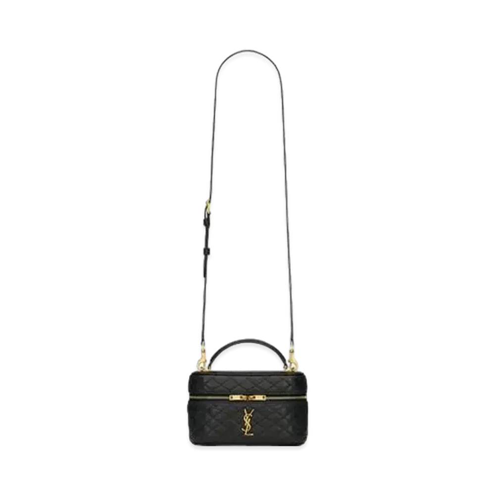 Saint Laurent Gaby Vanity Bag in Lambskin "Black"