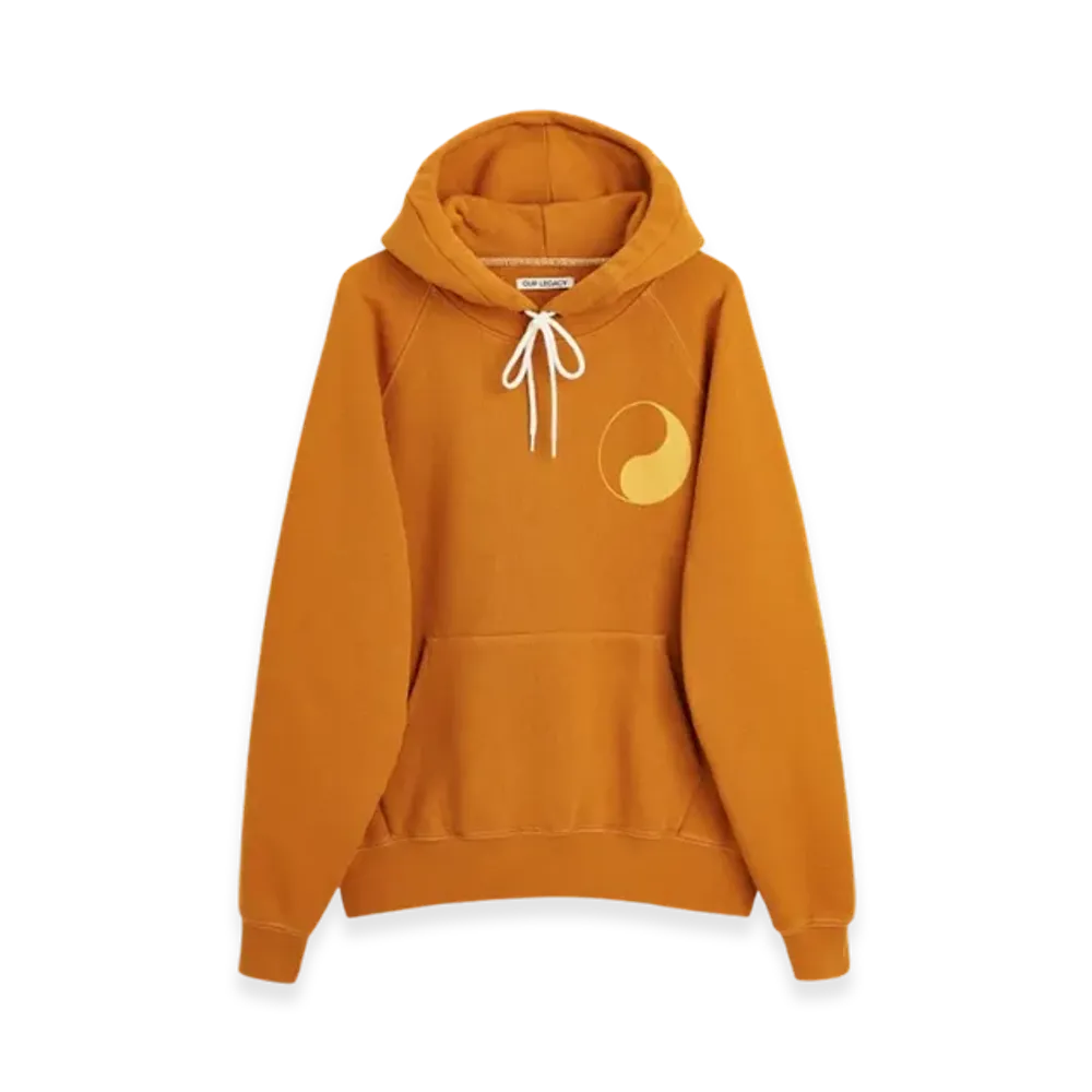 OUR LEGACY Work Shop Hood "Honey Ginger Yin Yang Print"
