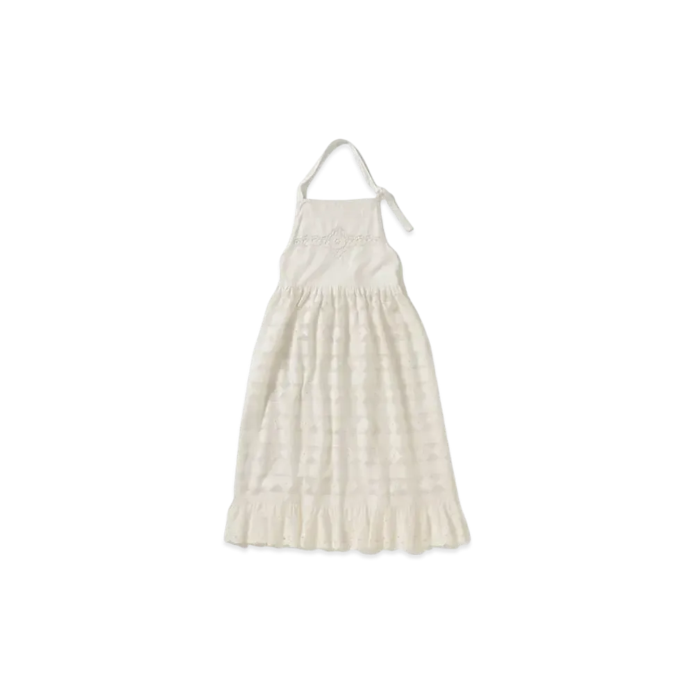 DEAN & DELUCA x BEAMS COUTURE Lace Apron Dress "White"