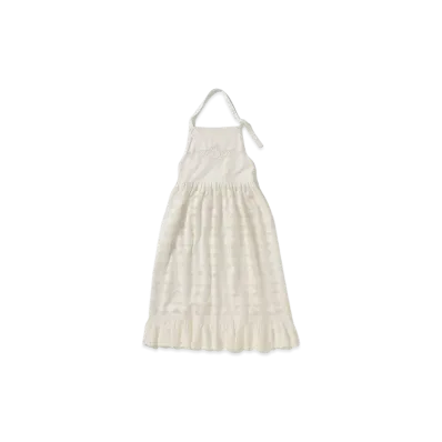 DEAN & DELUCA x BEAMS COUTURE Lace Apron Dress "White"