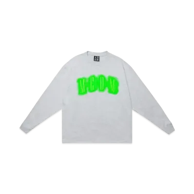 MR. ENJOY DA MONEY Neon Lamp Embroidery Long Sleeves "Grey"