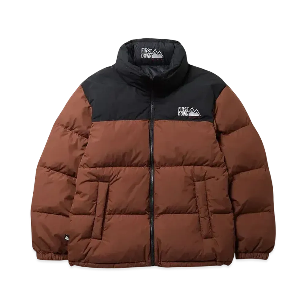 FIRST DOWN Bubble Down Jkt Microft "Brown"