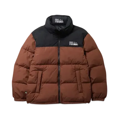 FIRST DOWN Bubble Down Jkt Microft "Brown"