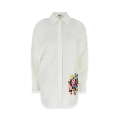 LOEWE Women's Poplin Shirt "White"