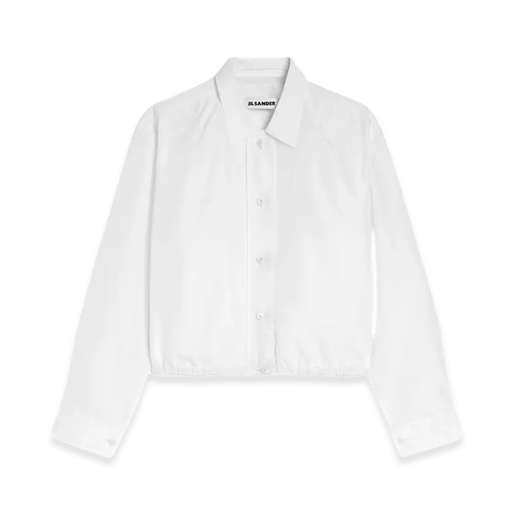 Jil Sander Women's Faille Shirt "White"