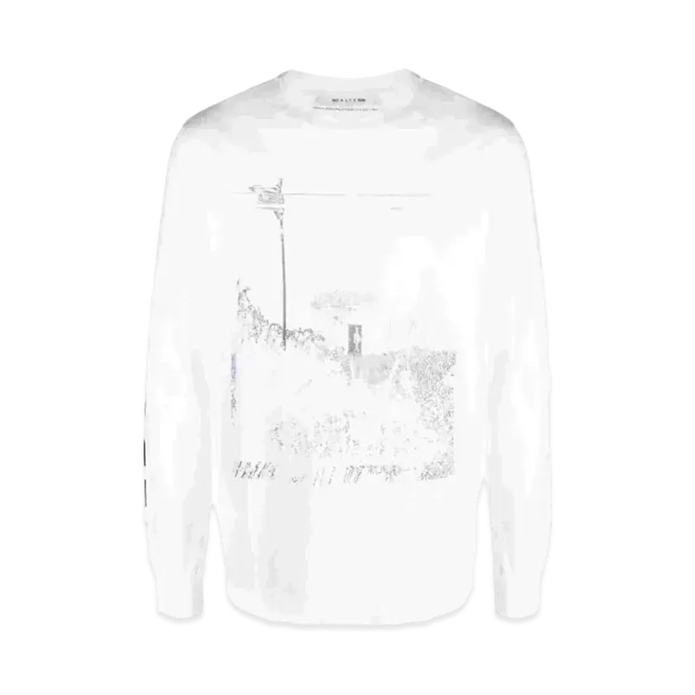 1017 ALYX 9SM Graphic-Print Long-Sleeved T-Shirt "White"