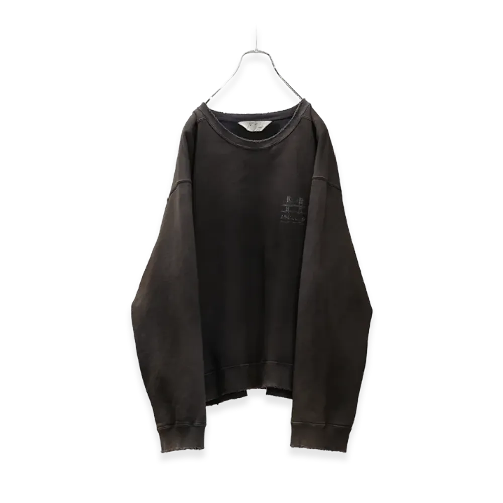 ANCELLM Bridge Sweat Shirt "Black"