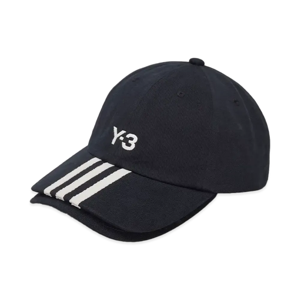 Y-3 3 Stripes Cap "Black"