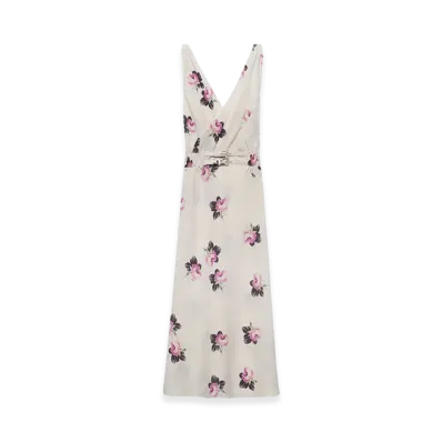 PRADA Women's Printed Sable Dress "Ivory"