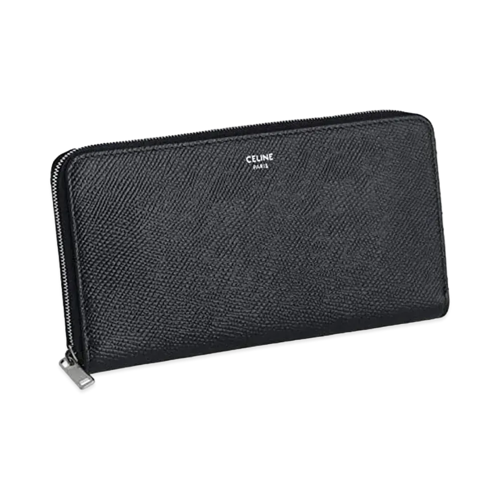 CELINE Large Zipped Wallet "Black"