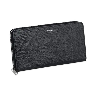CELINE Large Zipped Wallet "Black"