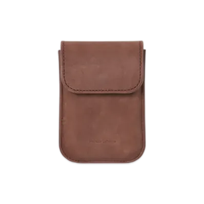 Hender Scheme Flap Card Case "Choco"
