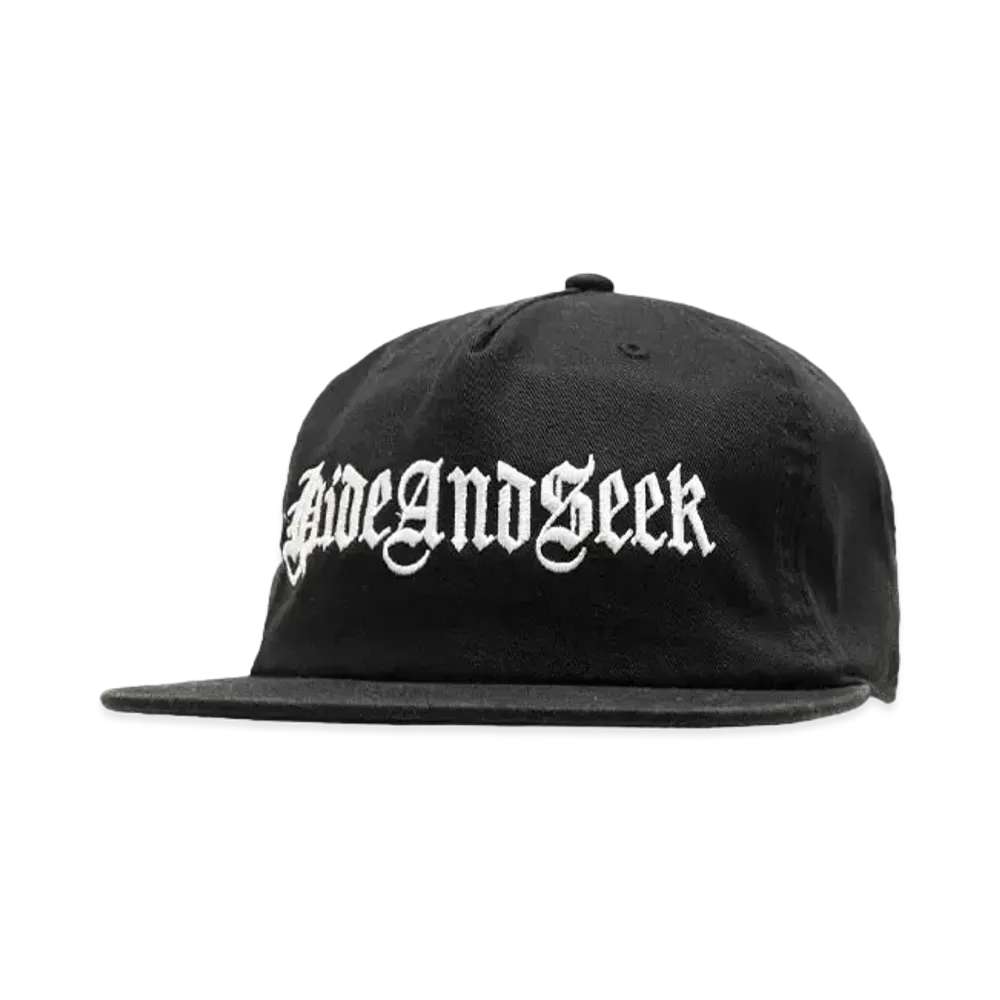 Hide and Seek Old English CAP "BLACK"