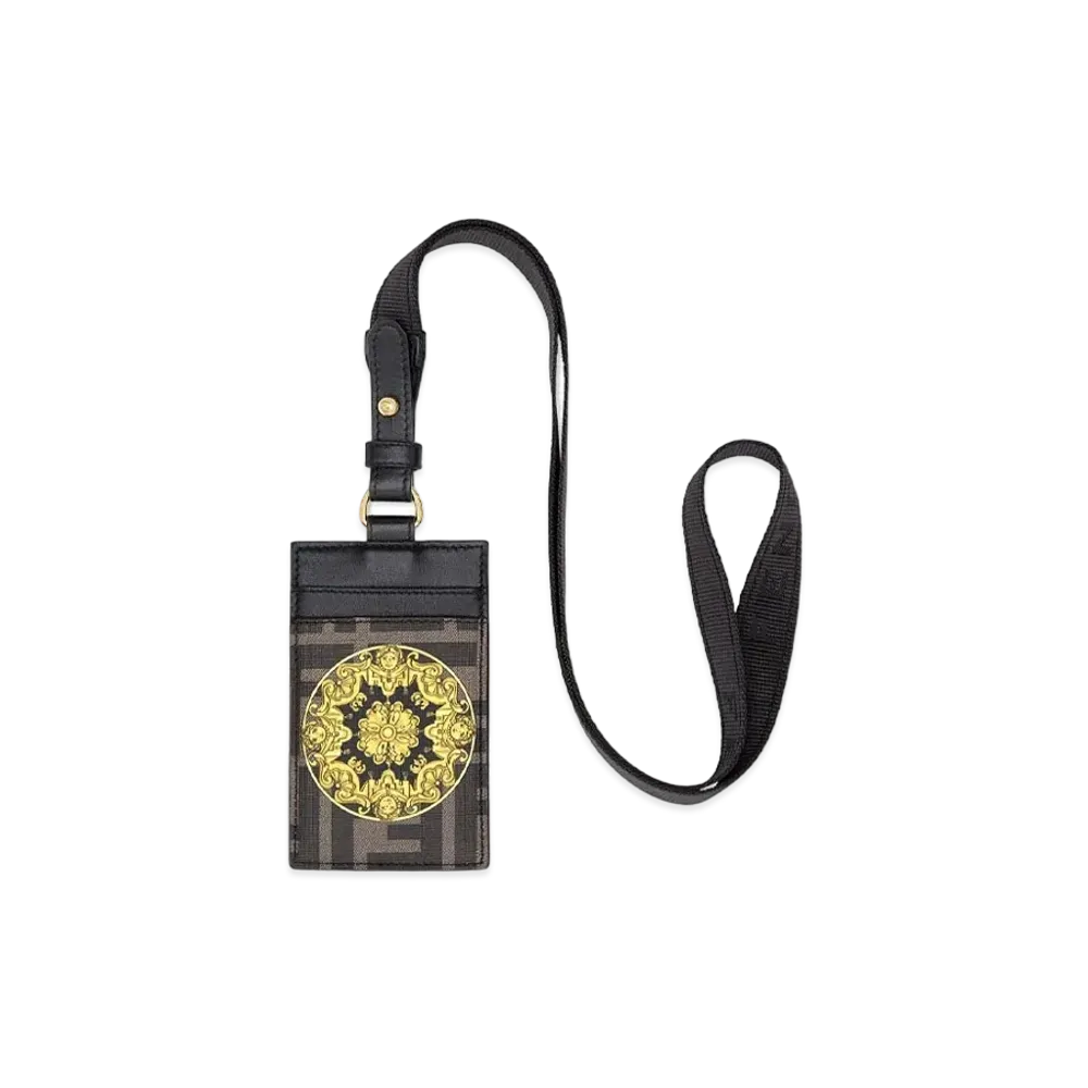 FENDI x Versace Fendace Card Case In Multicolor Fabric "Multicolor"