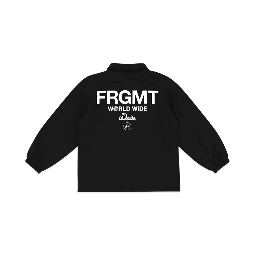 FRAGMENT x WADE Coach Jacket "Black"