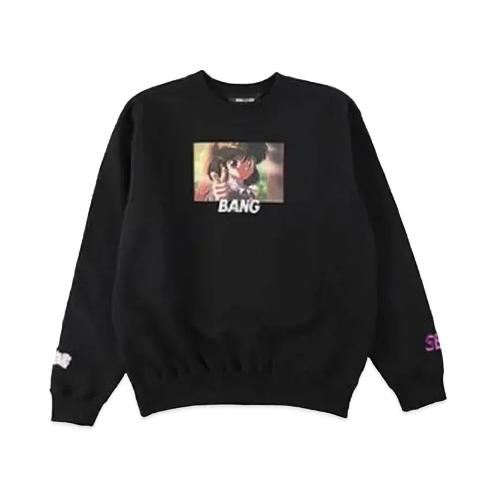 WIND AND SEA x 幽☆遊☆白書 Crewneck (Keiko-Bang) "Black"