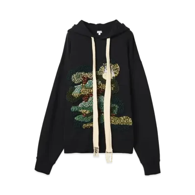 LOEWE x My Neighbor Totoro Tree Hoodie In Cotton "Black"