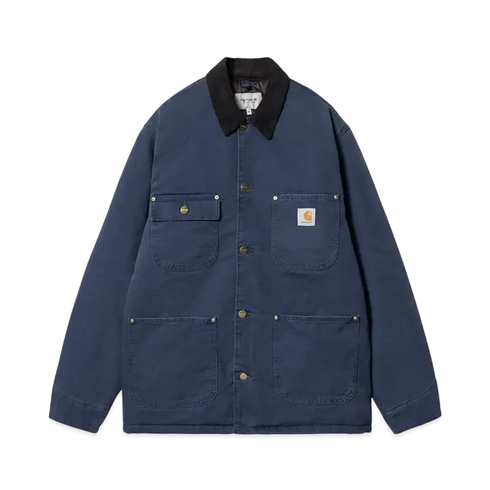 Carhartt Wip Og Chore Coat "Air Force Blue/Black(Aged Canvas)"
