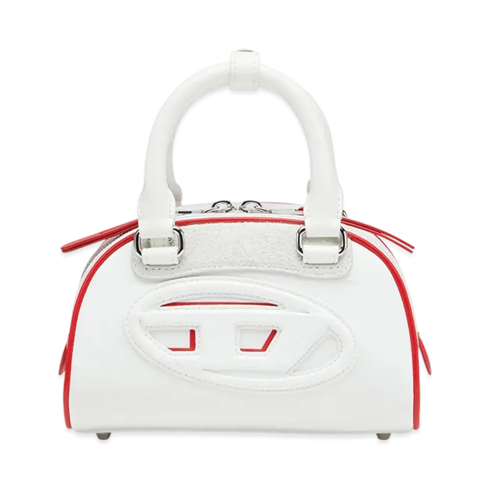 Diesel 1dr Dome Crossbody Bag "White"