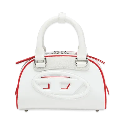 Diesel 1dr Dome Crossbody Bag "White"