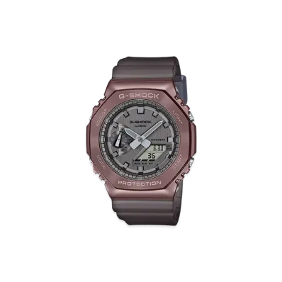Casio G-Shock Midnight Fog 2100 Series Analog-Digi M Watch "Brown/Comb"
