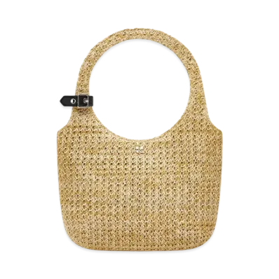 Courreges Holy Raffia Bag "Sand"