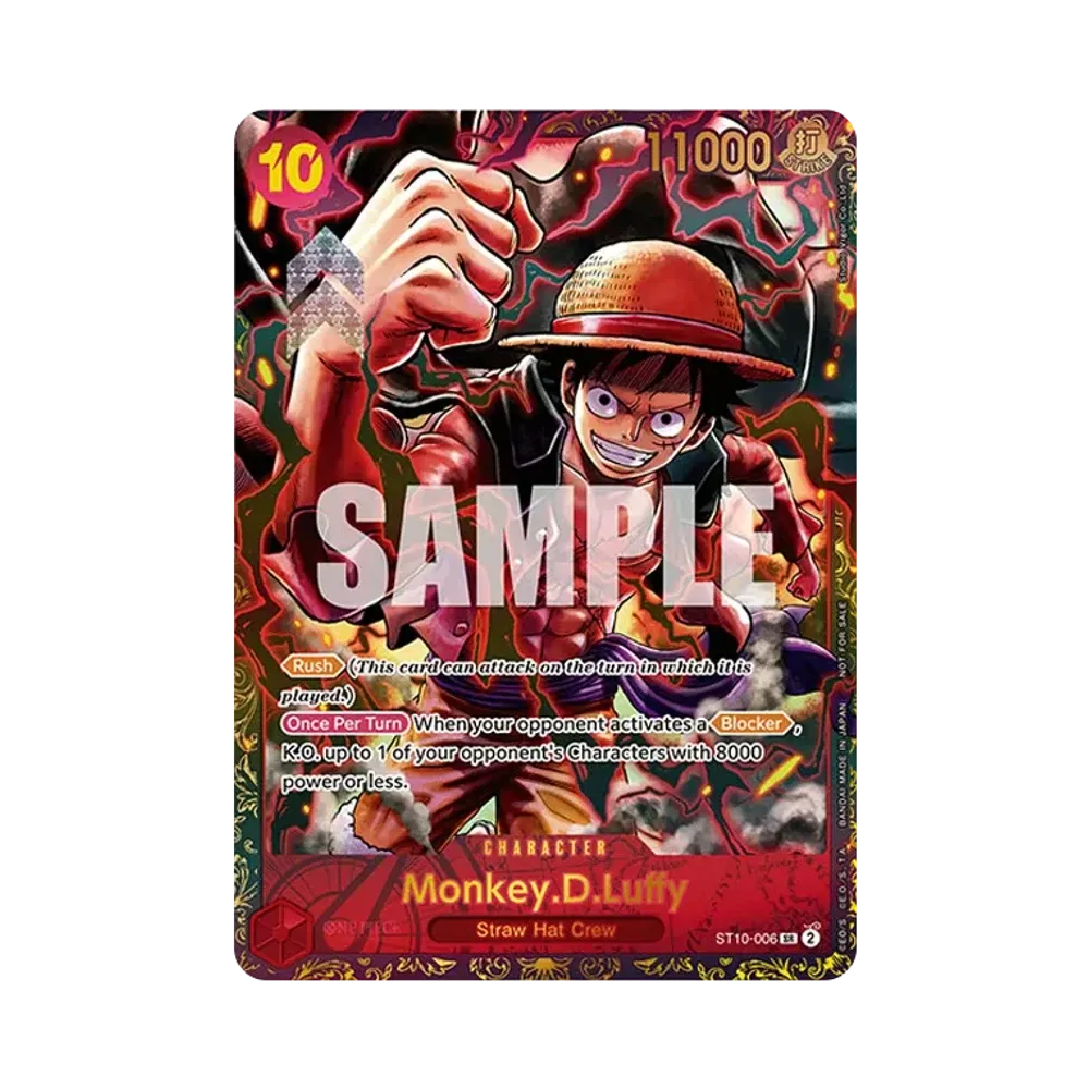 モンキー・D・ルフィ SR [ST10-006]【英語版】(プロモーションカード「2024 3‐5月 オンライン リージョナル イベント」)