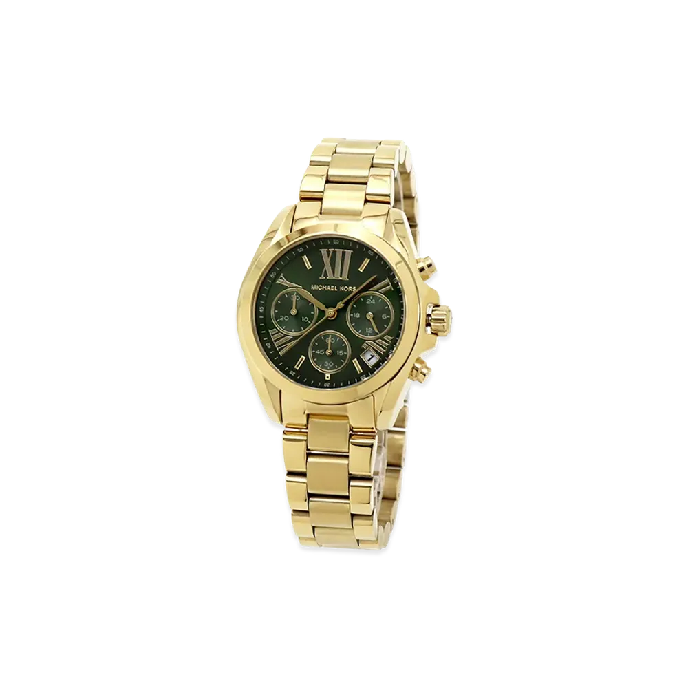 MICHAEL KORS Women's Bradshaw Watch Chronograph "Green"