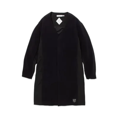 UNDERCOVER x nonnative OZISM Monk Long Coat Poly Fleece Polartec Windpro with Gore-Tex Infinium "Black"