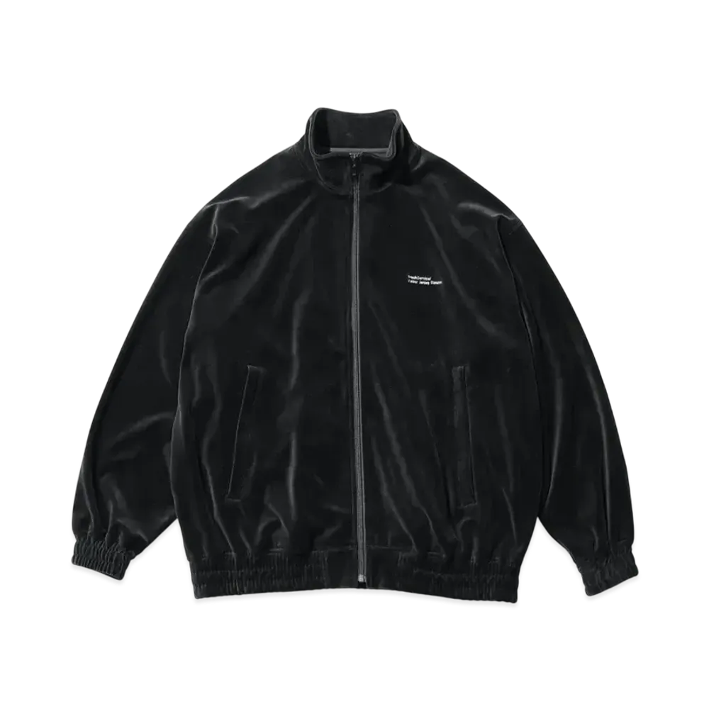 FreshService Velour Jersey Blouson "Black"