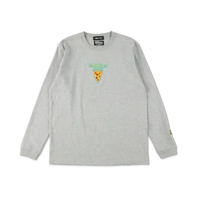 WIND AND SEA x TMNT (PIZZA-8BIT) L/S TEE "Gray"