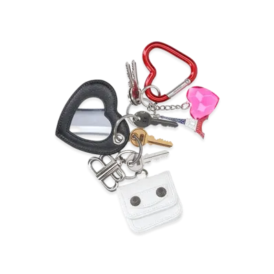 BALENCIAGA Women's Keychains "White"