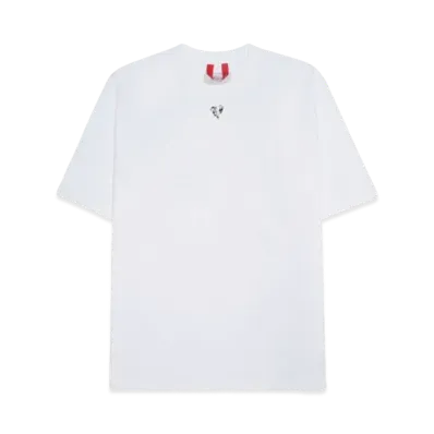 La Mofiel With Love Silver Heart Tee "WHT"