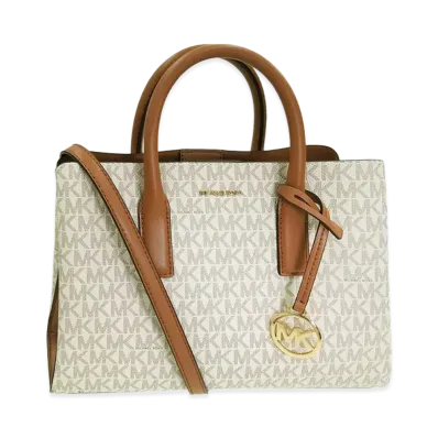 MICHAEL KORS Women's Shoulder Bag "White/Brown"