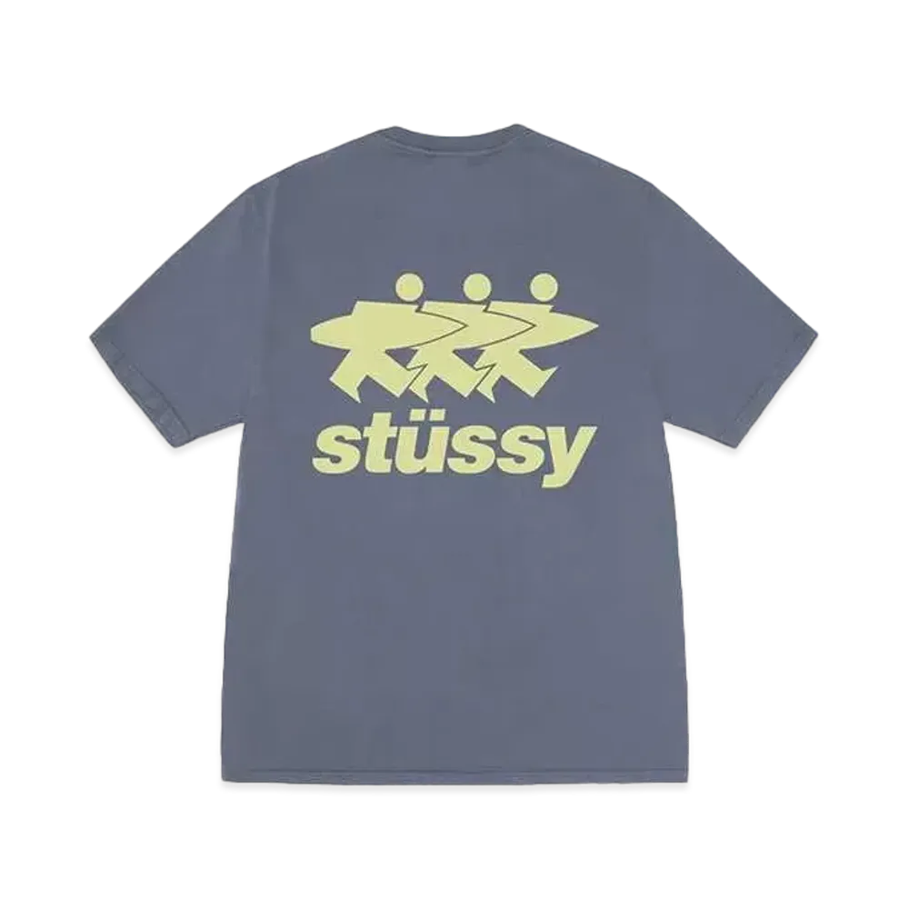 Stussy Surfwalk Tee Pigment Dyed "Indigo"