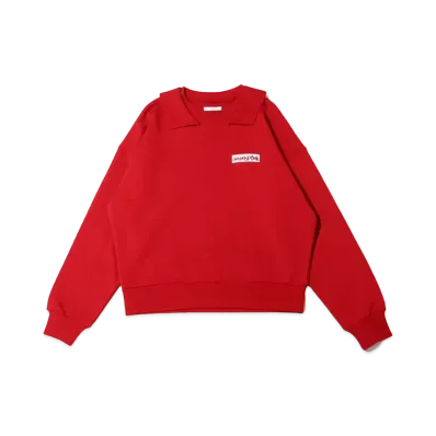 atmos pink Eritsuki Sweat Tops "Red"