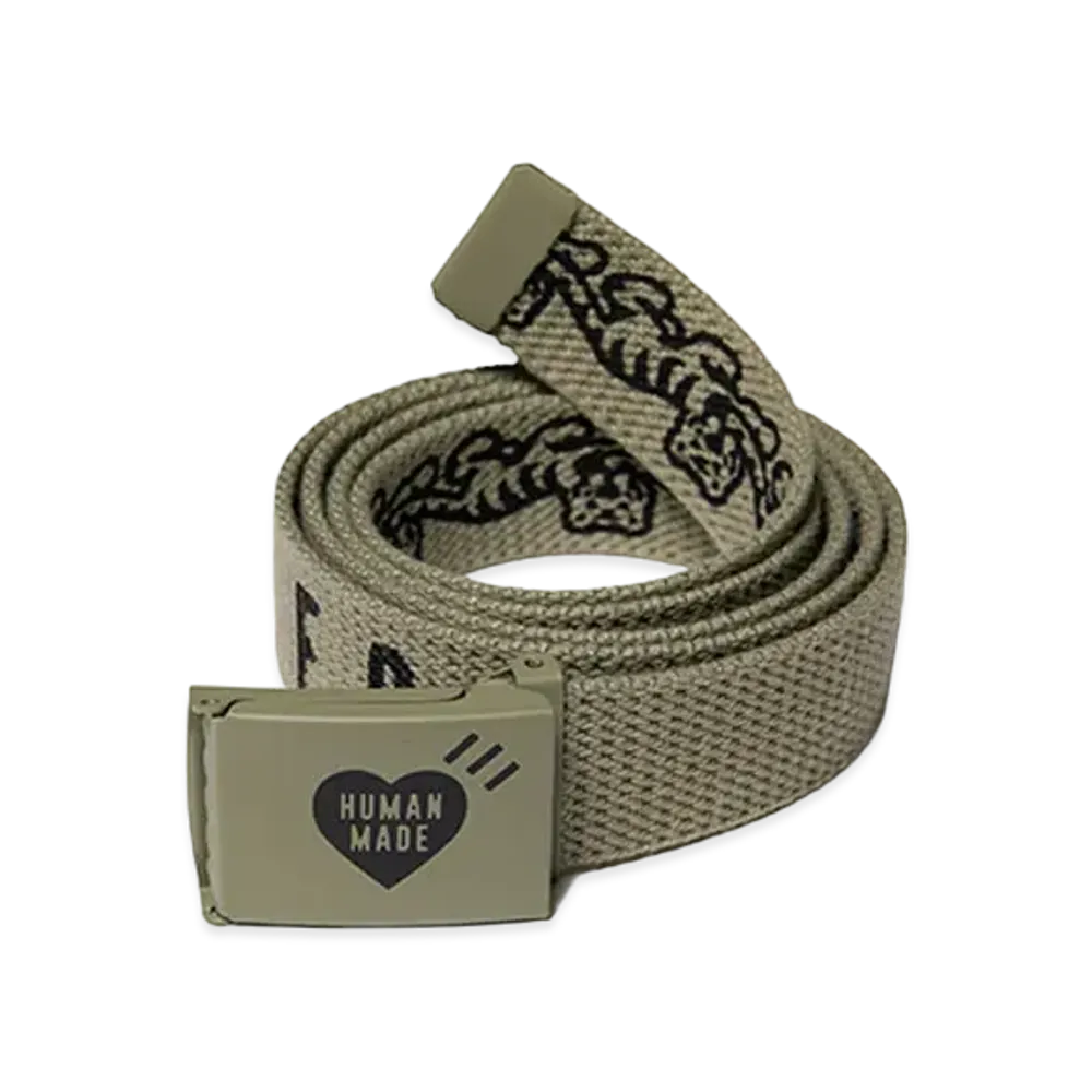 HUMAN MADE WEB BELT "Olive"