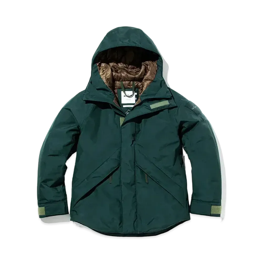 WILD THINGS x nonnative Explorer Puff Jumper Denali Poly Taffeta GORE-TEX Paclite 2.5L "Dark Green"