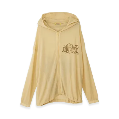 HYSTERIC GLAMOUR Women's Black Cat Woman Oversized Hoodie "Yellow"