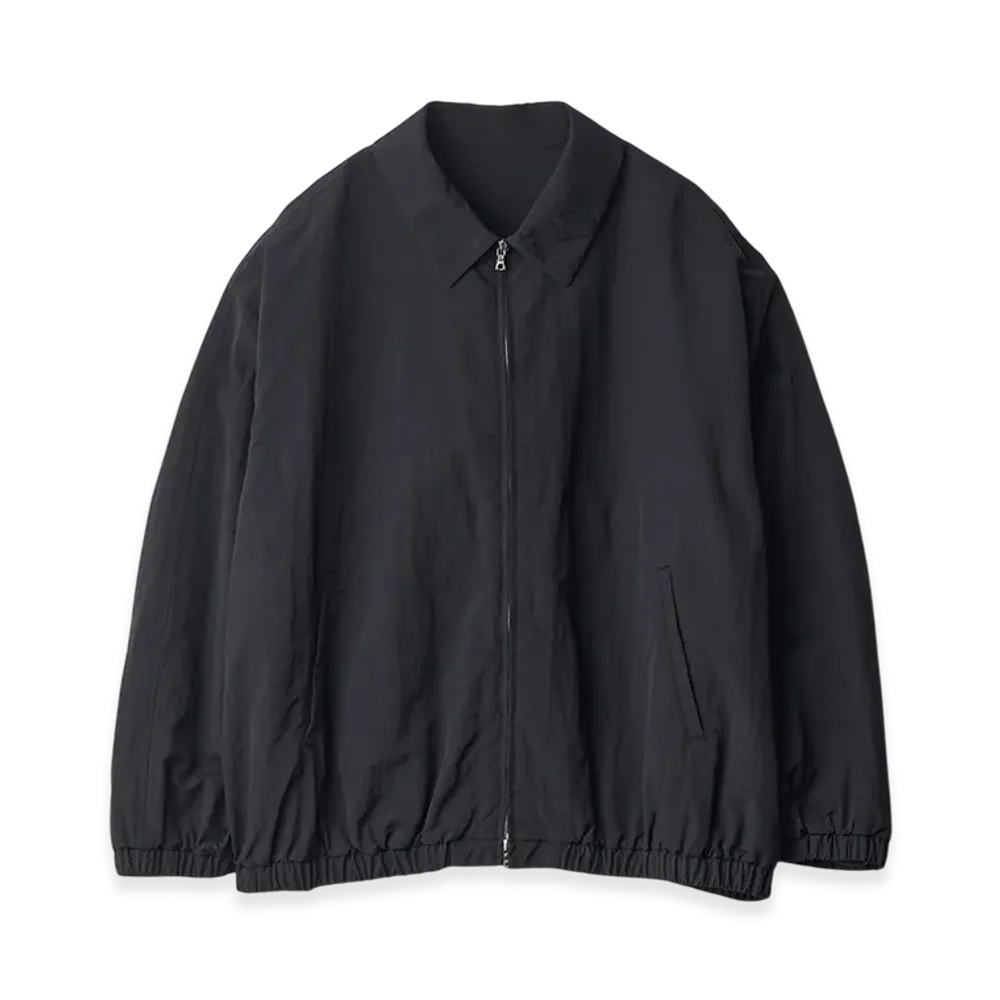 ssstein Recycled Nylon Oversized Zip Jacket "Black"