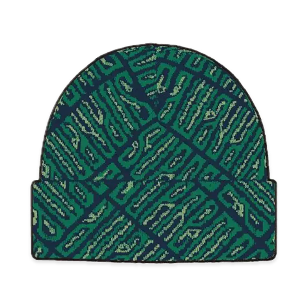 Supreme Funk Spellout Beanie "Green"