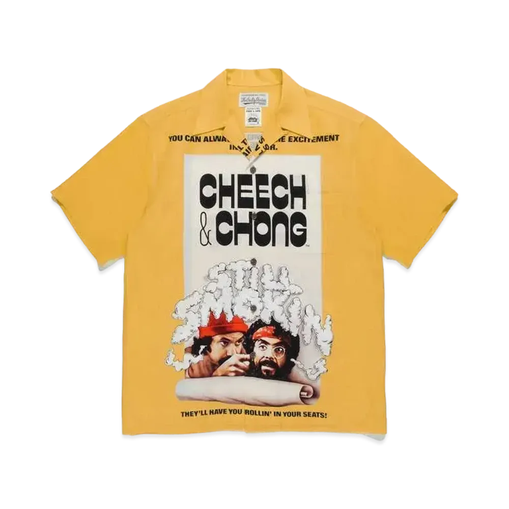 WACKO MARIA STILL SMOKIN' / HAWAIIAN SHIRT "Yellow"