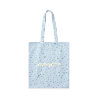 everyone Flower Logo Tote Small "Sax"