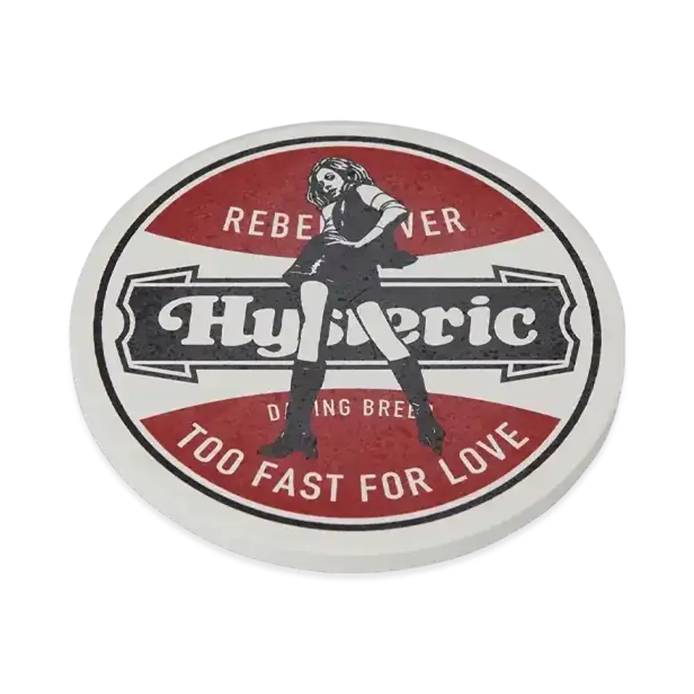 HYSTERIC GLAMOUR Rebel Fever Coaster "Red"