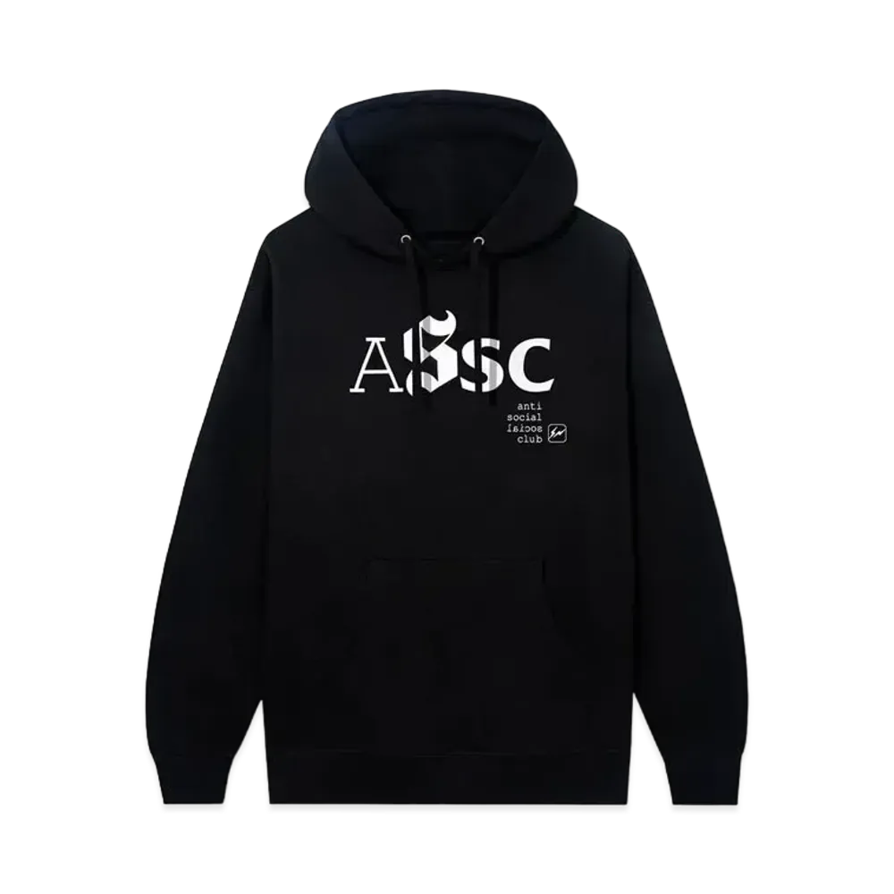 ANTI SOCIAL SOCIAL CLUB x FRAGMENT Type A Black Hoodie "Black"